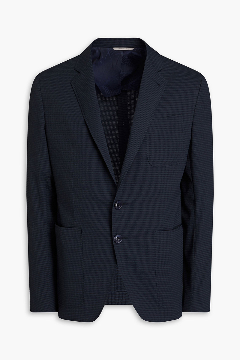 Canali - Seersucker blazer - Blue - IT 50