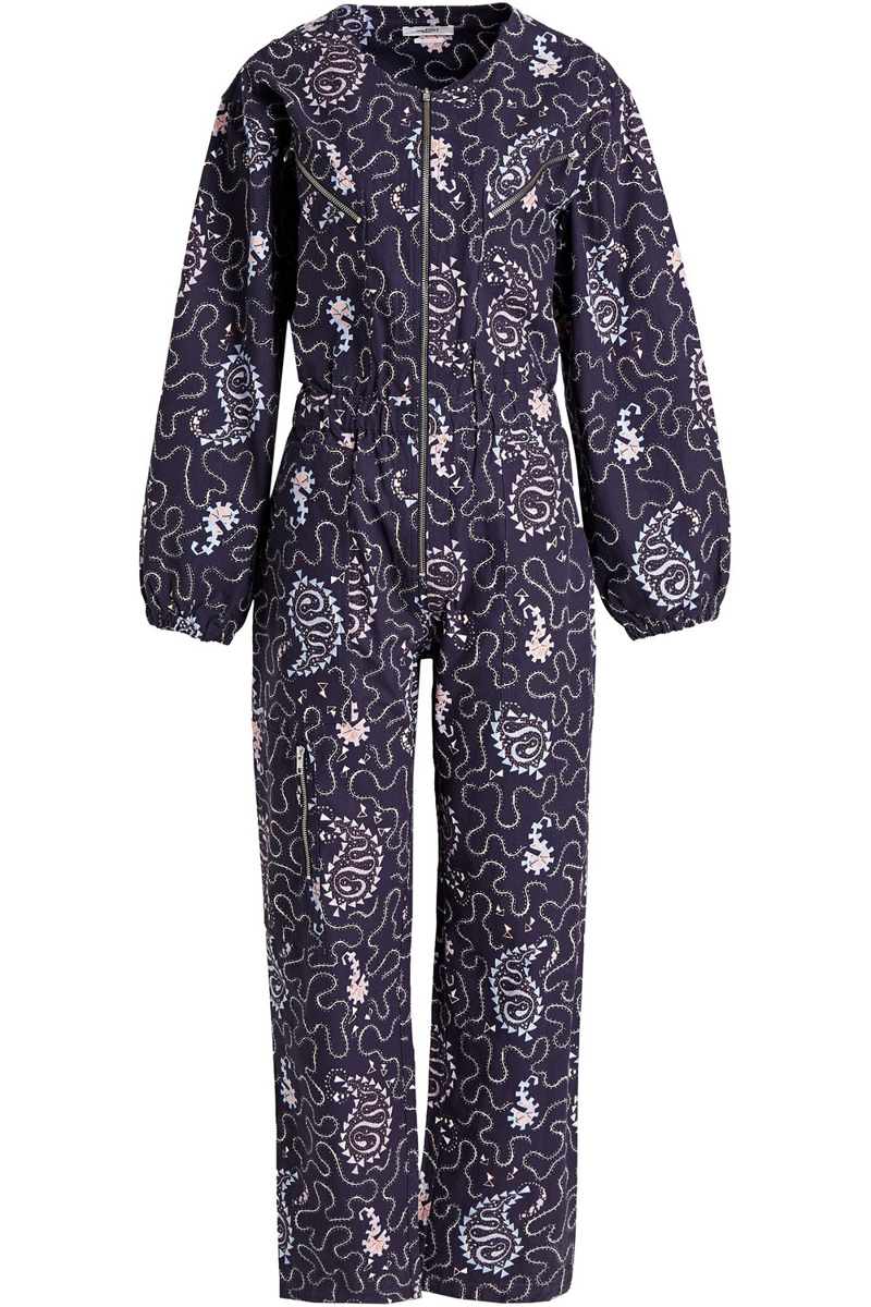 Marant Étoile - Nilaney printed cotton jumpsuit - Purple - FR 38