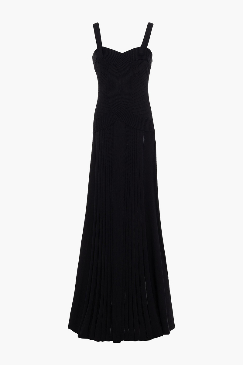 Roberto Cavalli - Stretch-knit maxi dress - Black - IT 46