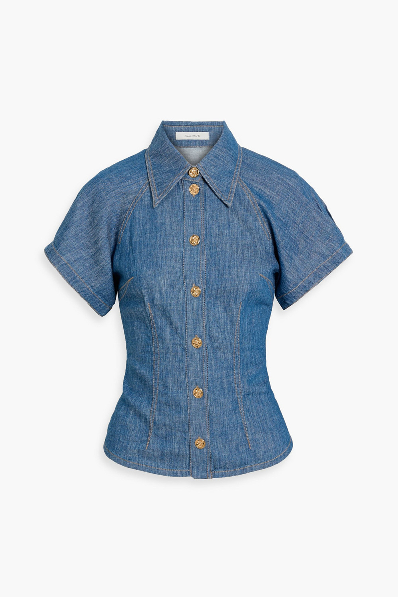 zimmermann - denim shirt - blue - 00
