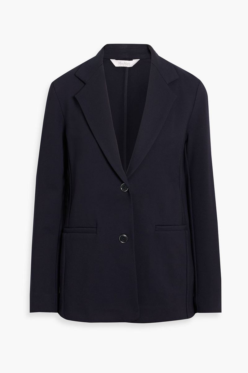 max mara - joice jersey blazer - blue - xs