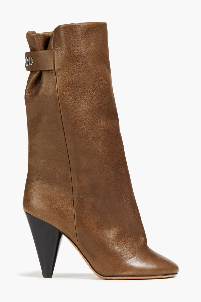 Isabel Marant - Textured-leather boots - Brown - EU 37