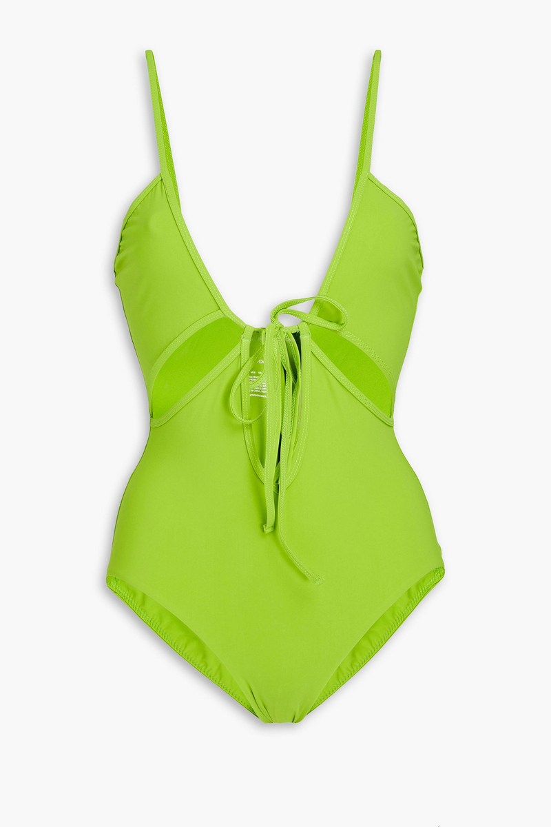 CHRISTOPHER ESBER - Cutout swimsuit - Green - UK 4