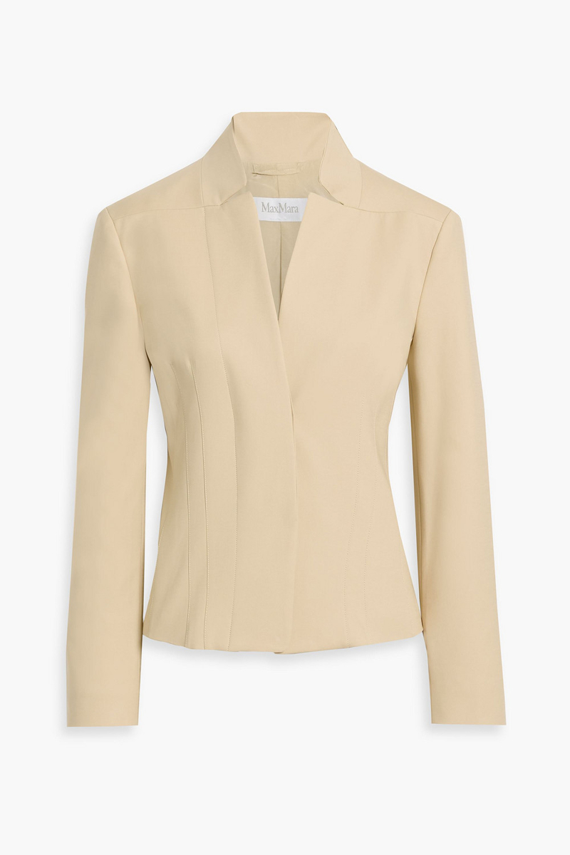 max mara - olindo cotton-blend jacket - neutral - it 38