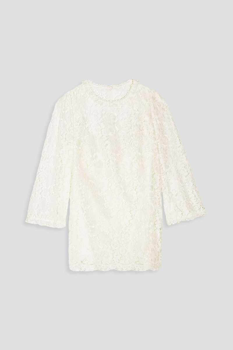 Dolce&Gabbana - Corded lace top - White - IT 36