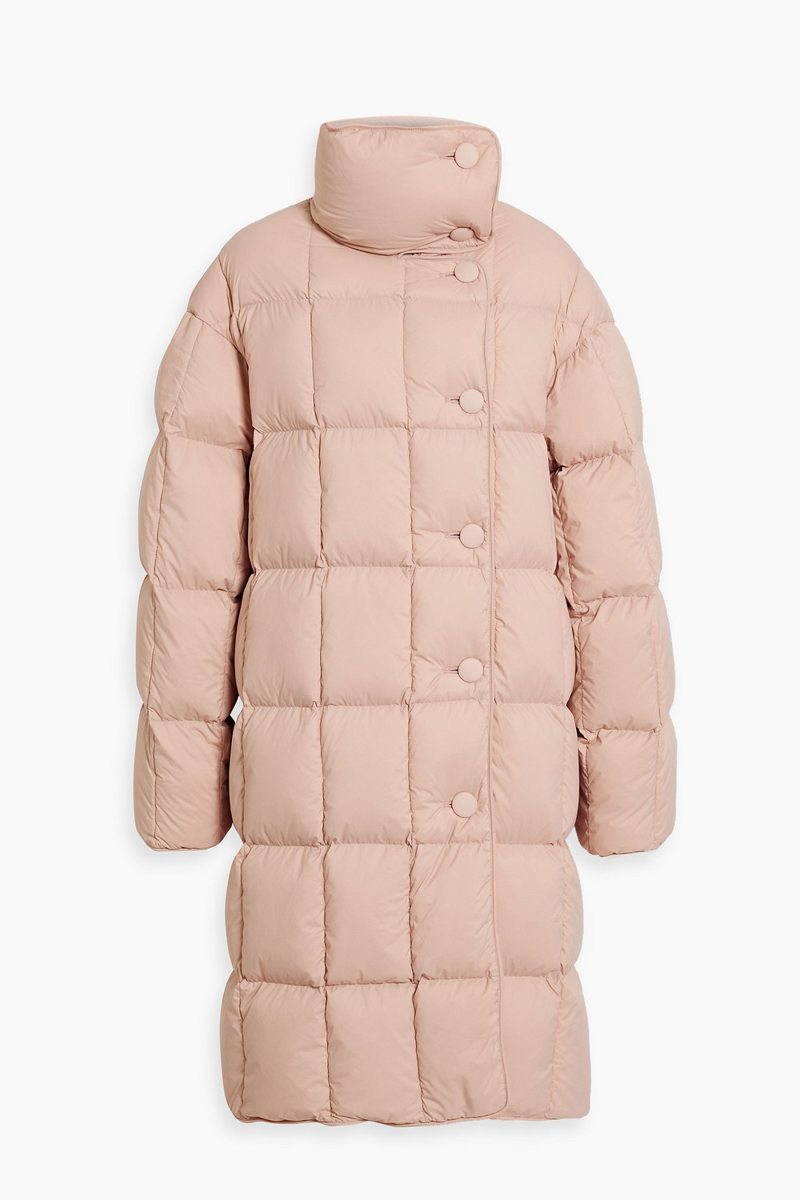 ienki ienki - stanley quilted shell down coat - pink - l