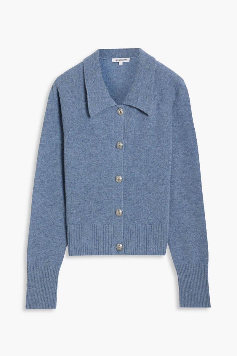 veronica beard - cheshire cashmere cardigan - blue - xs