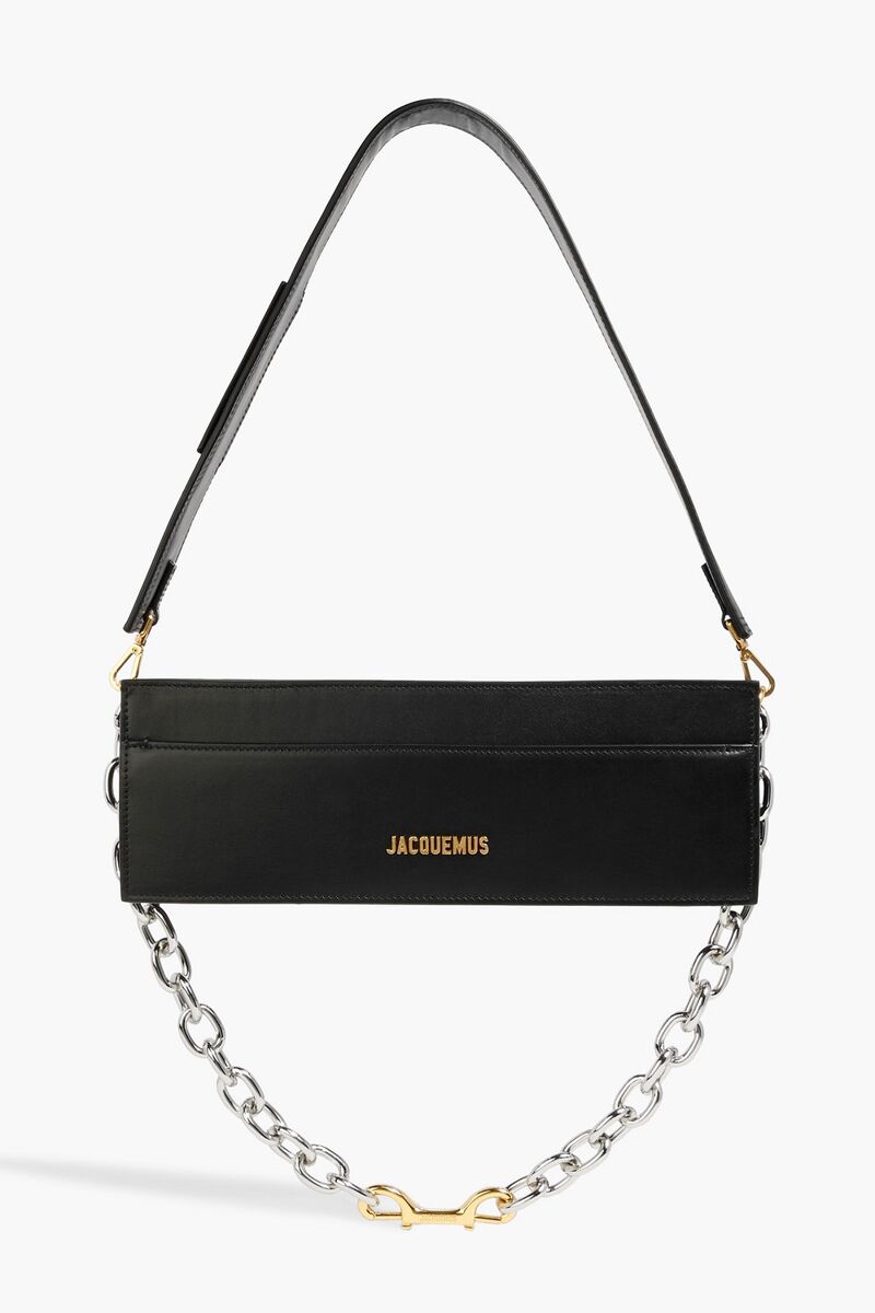 JACQUEMUS - Le Ciuciu leather shoulder bag - Black - OneSize