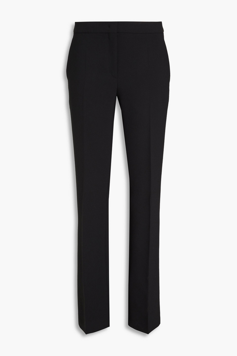 moschino - crepe straight-leg pants - black - it 38