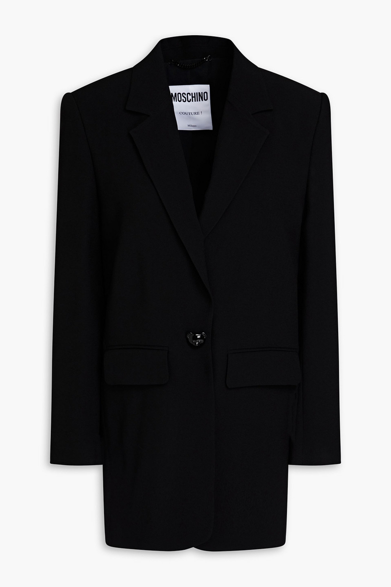 Moschino - Crepe blazer - Black - IT 42