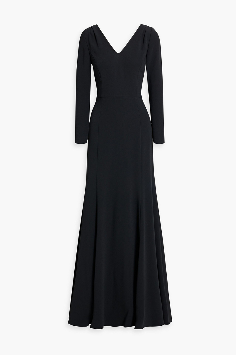 Carolina Herrera - Crepe gown - Black - US 12