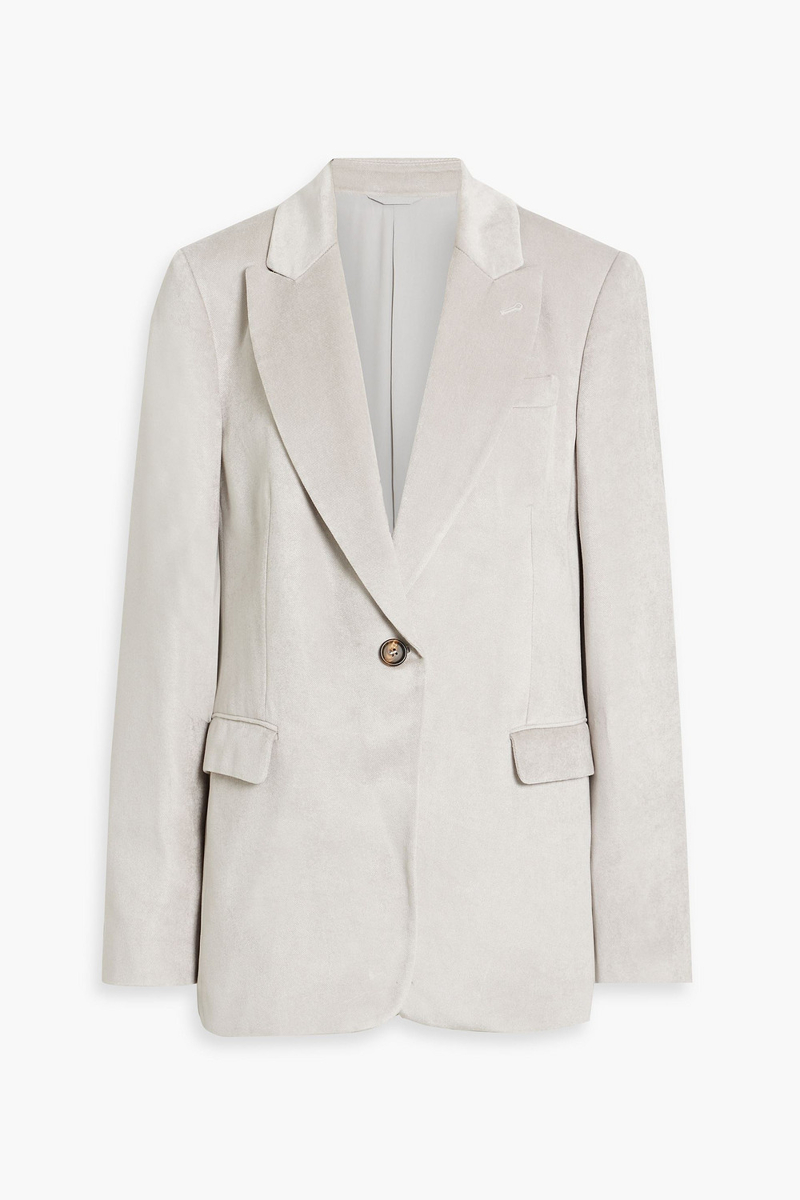 Brunello Cucinelli - Corduroy blazer - Gray - IT 44
