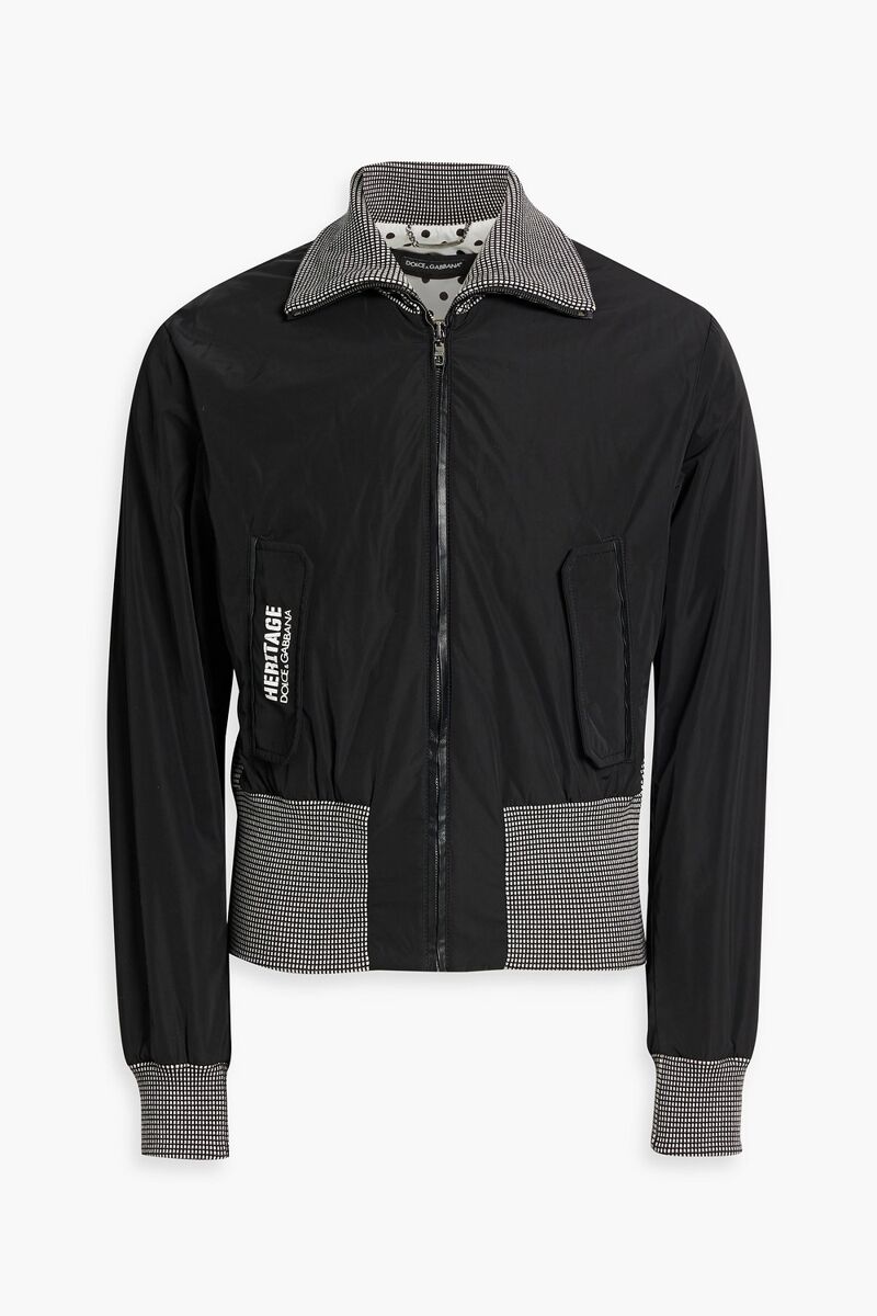 Dolce&Gabbana - Printed shell jacket - Black - IT 50