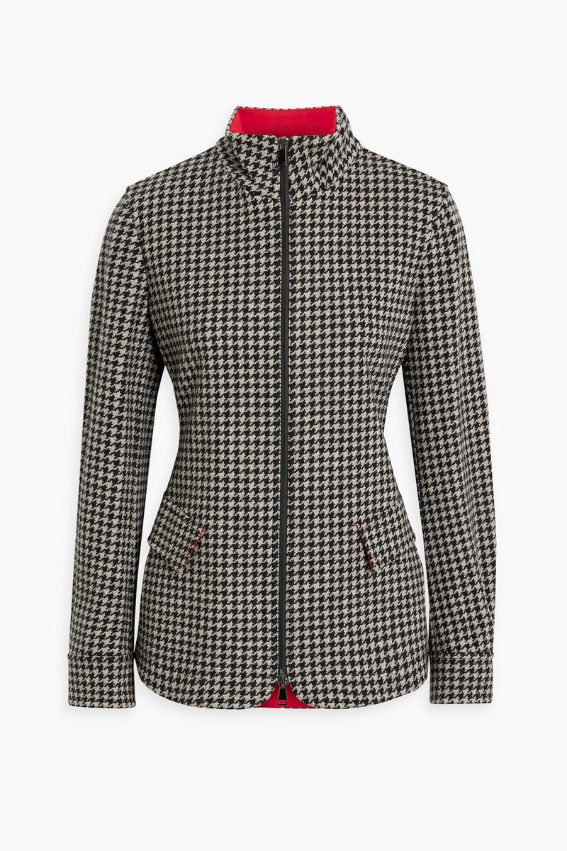 Max Mara - Glasgow houndstooth wool jacket - Neutral - IT 42