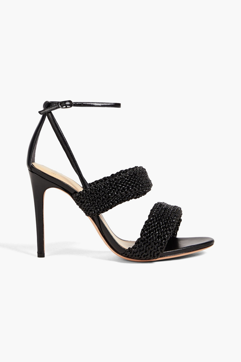Alexandre Birman - Alessia 100 woven leather sandals - Black - EU 38
