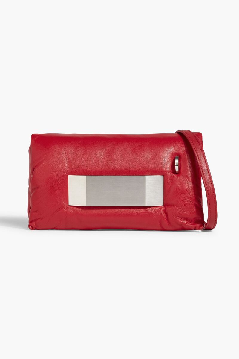 Rick Owens - Pillow Griffin padded leather shoulder bag - Red - OneSize