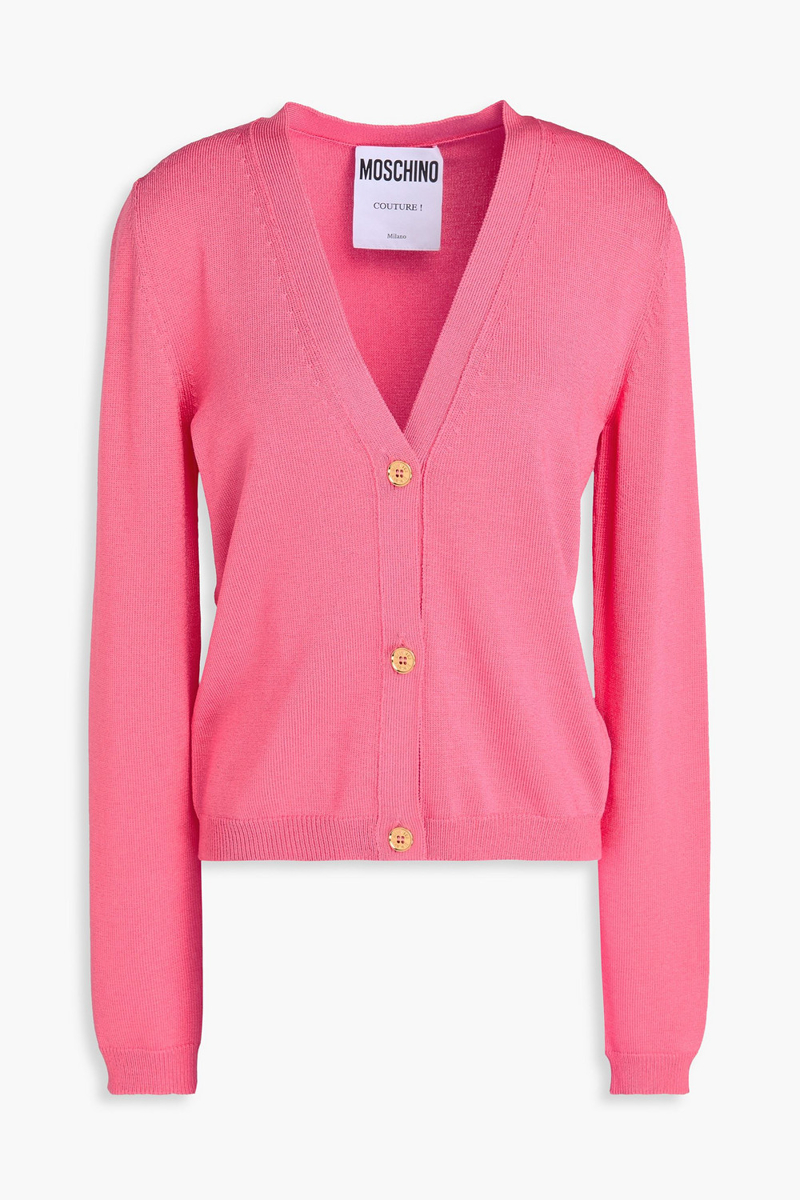 moschino - knitted cardigan - pink - it 36