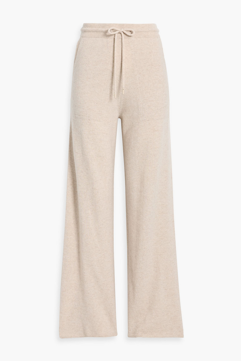 max mara - rino wool and cashmere-blend wide-leg pants - neutral - s