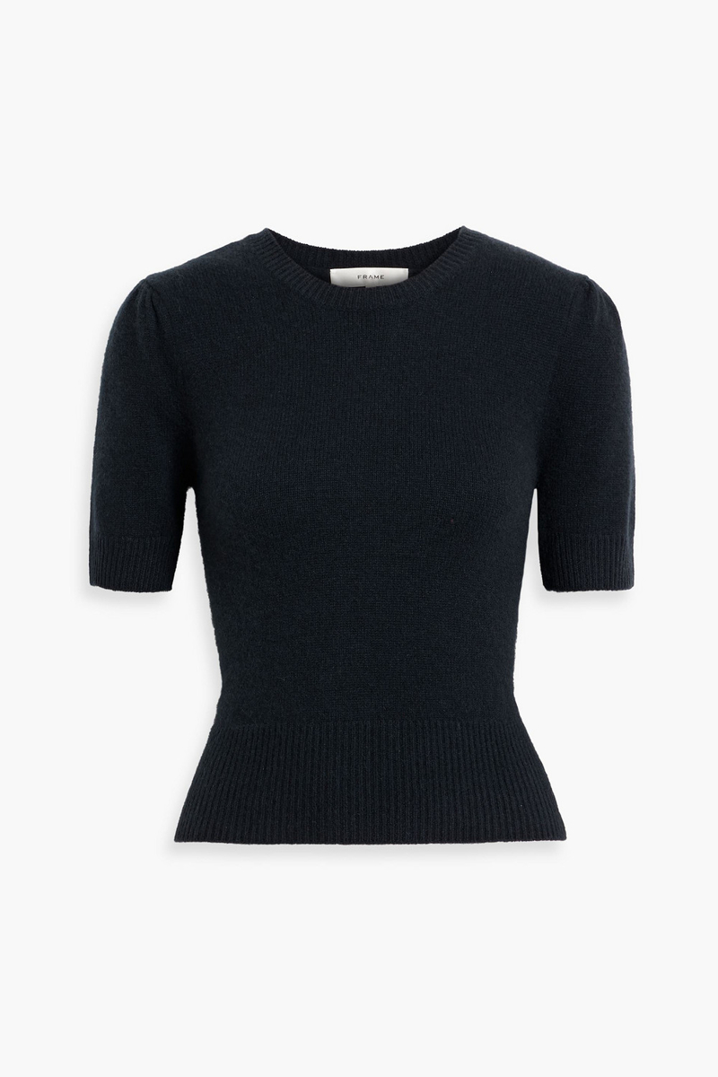 frame - cashmere top - blue - s