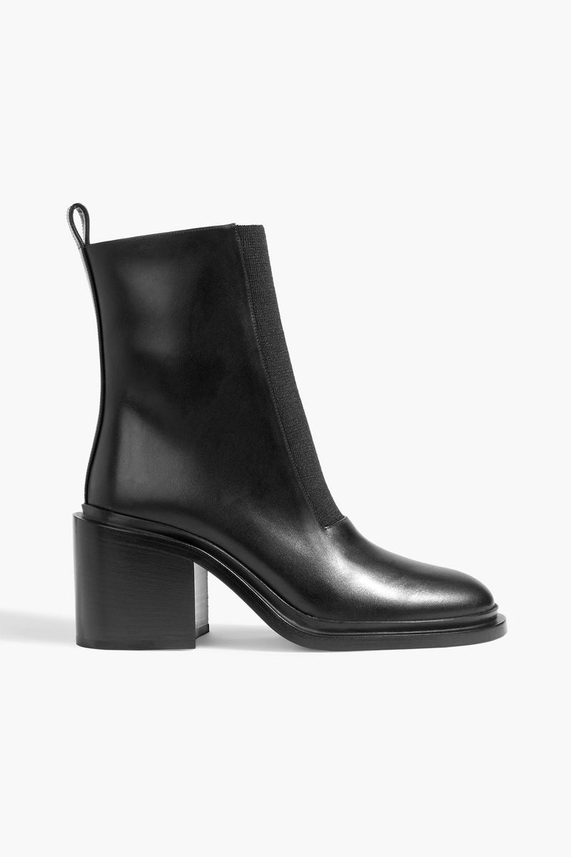 Jil Sander - Leather ankle boots - Black - EU 38