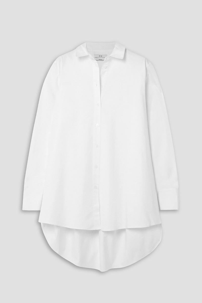Co - Cotton-poplin shirt - White - S
