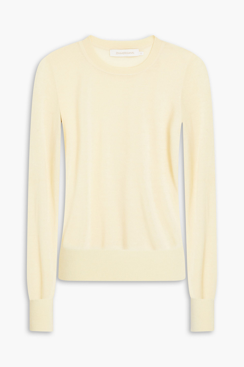 zimmermann - cashmere sweater - yellow - 00