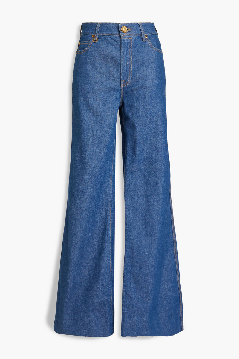 zimmermann - high-rise wide-leg jeans - blue - 25