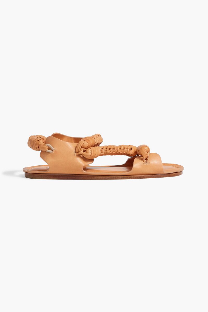 Jil Sander - Braided leather sandals - Neutral - EU 37