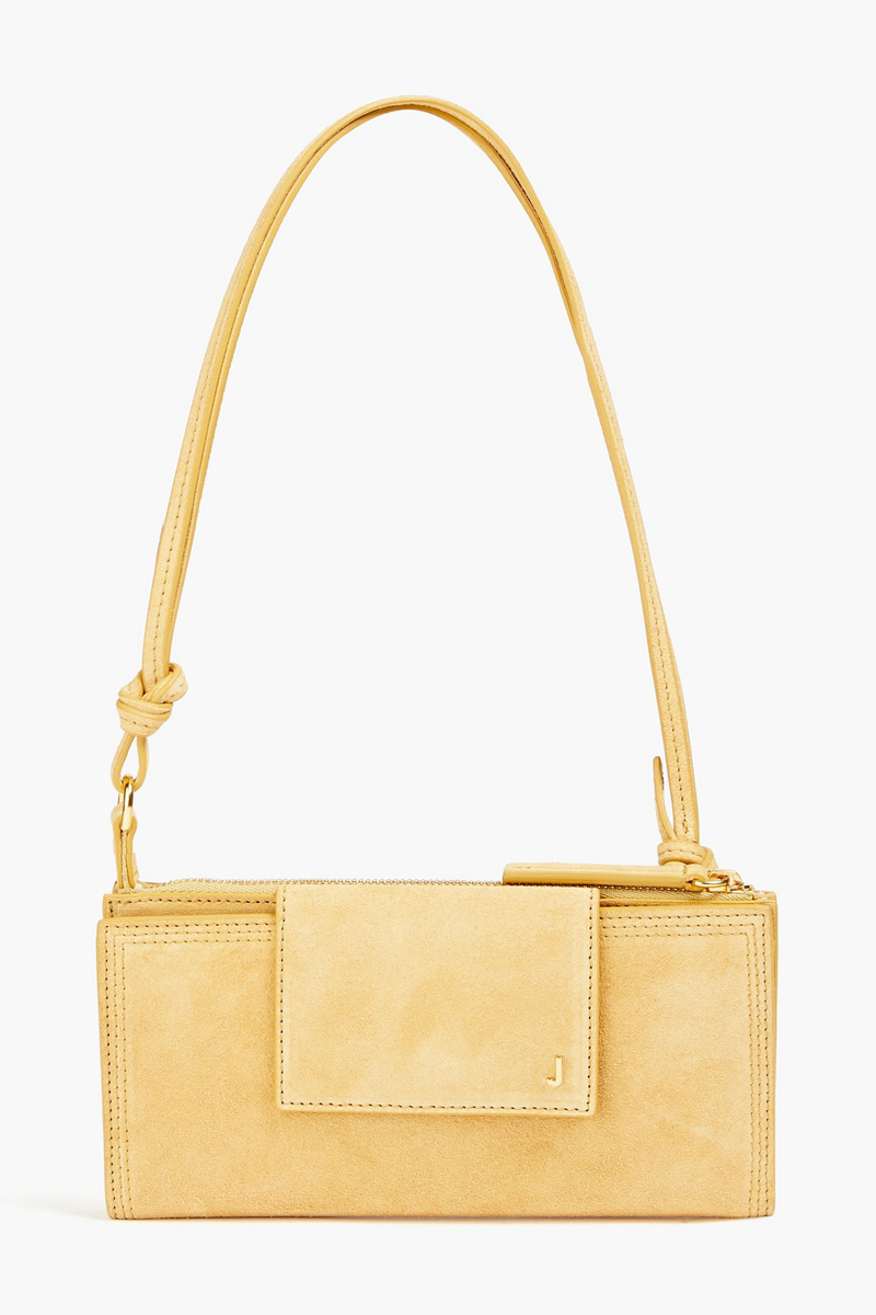 jacquemus - le pichoto suede shoulder bag - neutral - onesize