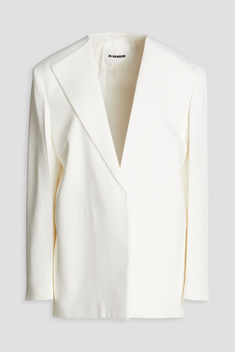 Jil Sander - Crepe blazer - White - FR 38