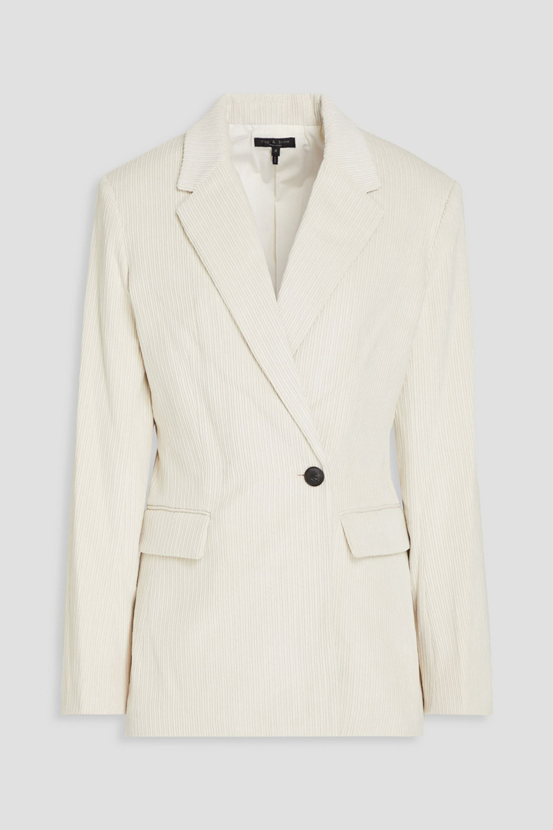rag & bone - Tessa corduroy blazer - White - US 8