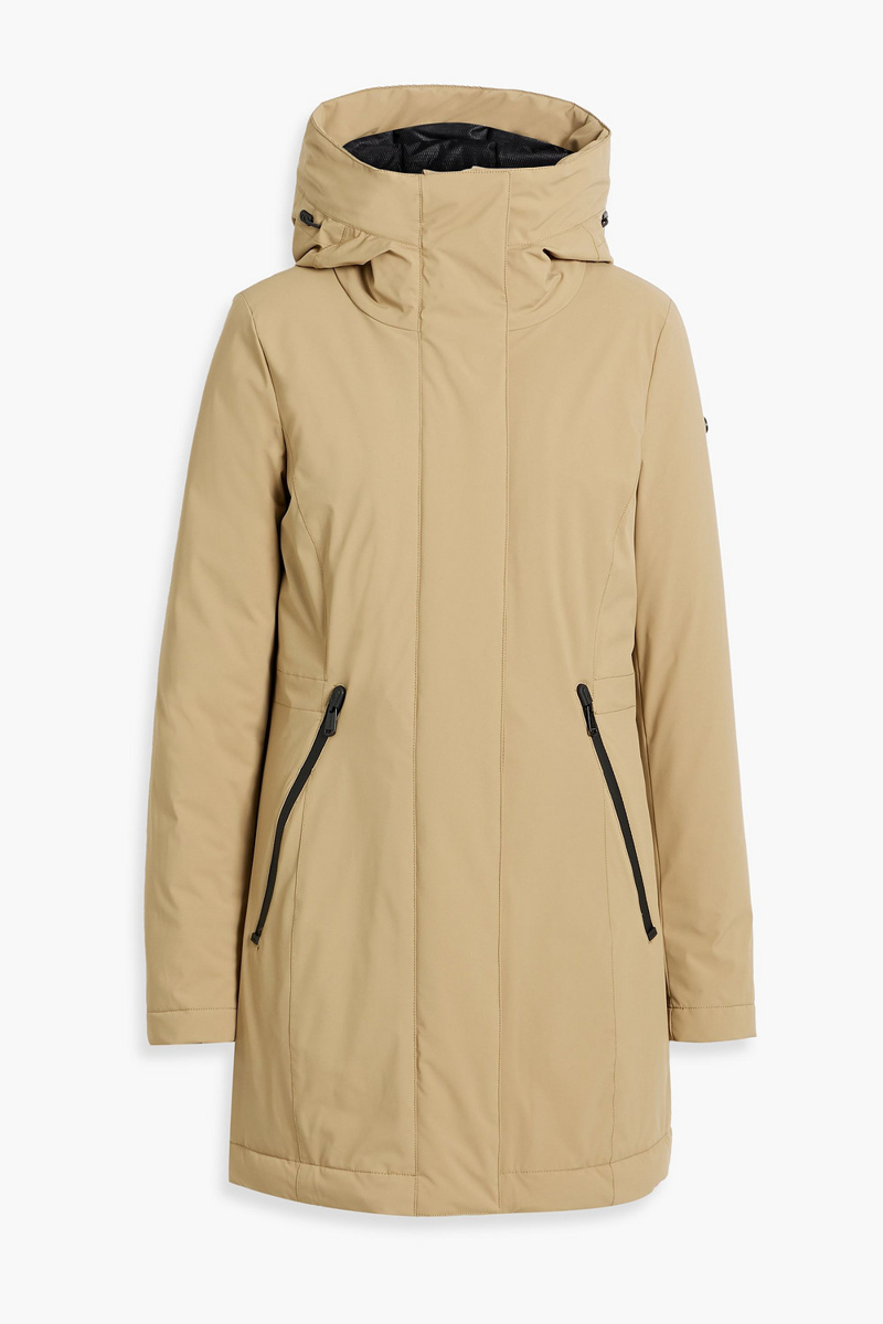 goldbergh - maple shell hooded down parka - neutral - es 48