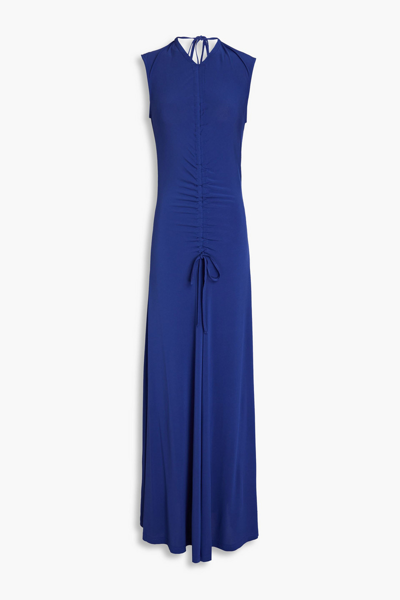 Paul Smith - Ruched jersey maxi dress - Blue - S