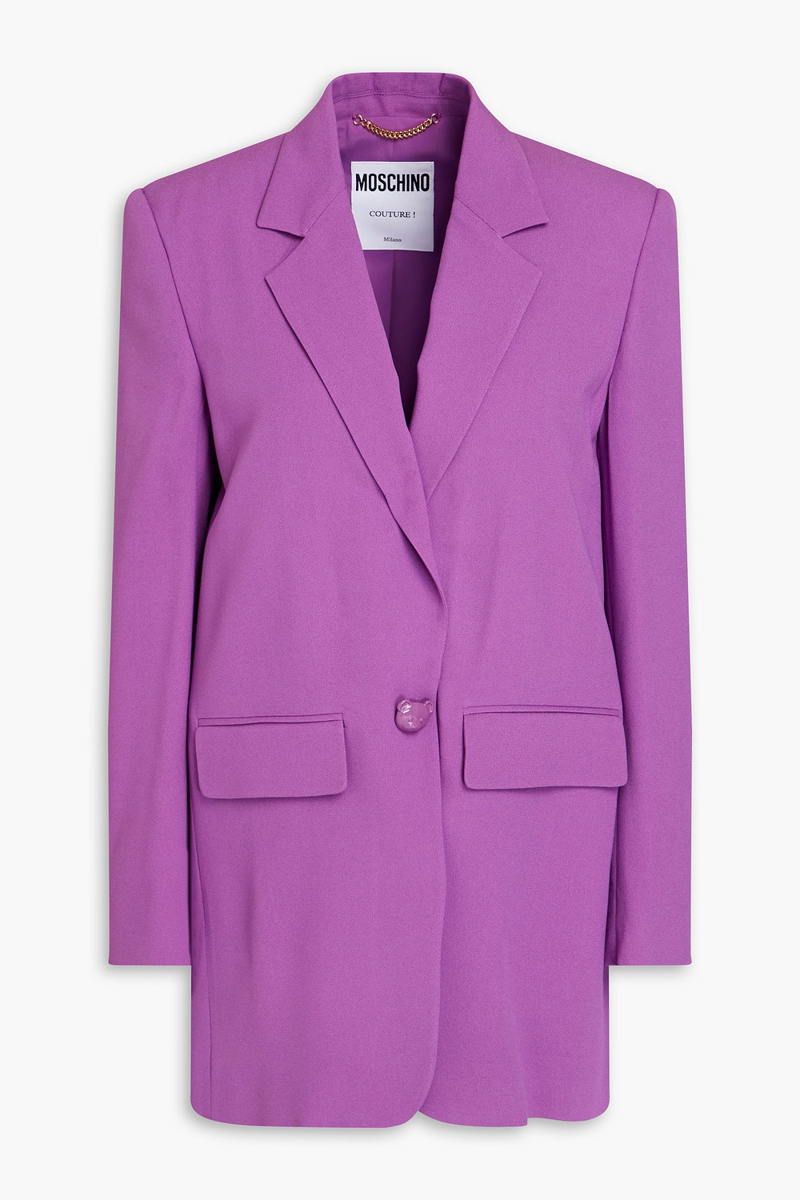 Moschino - Crepe blazer - Purple - IT 40