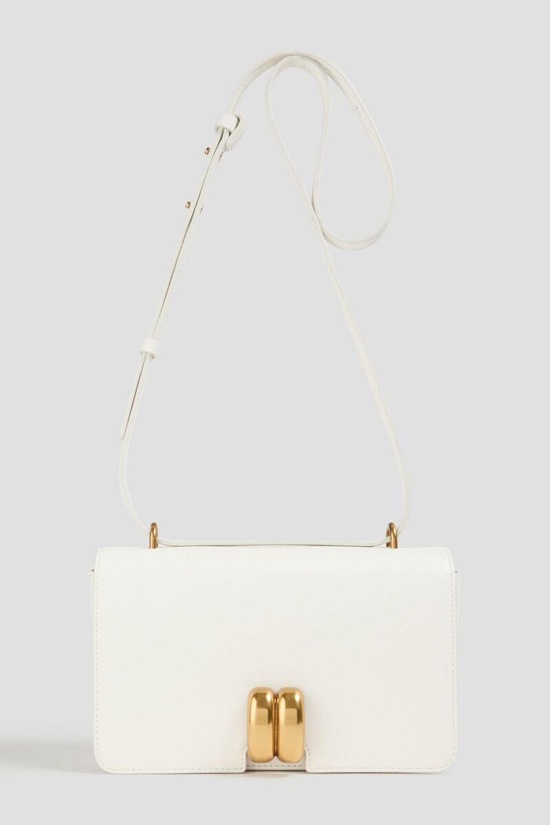 By Malene Birger - Noval leather shoulder bag - White - OneSize