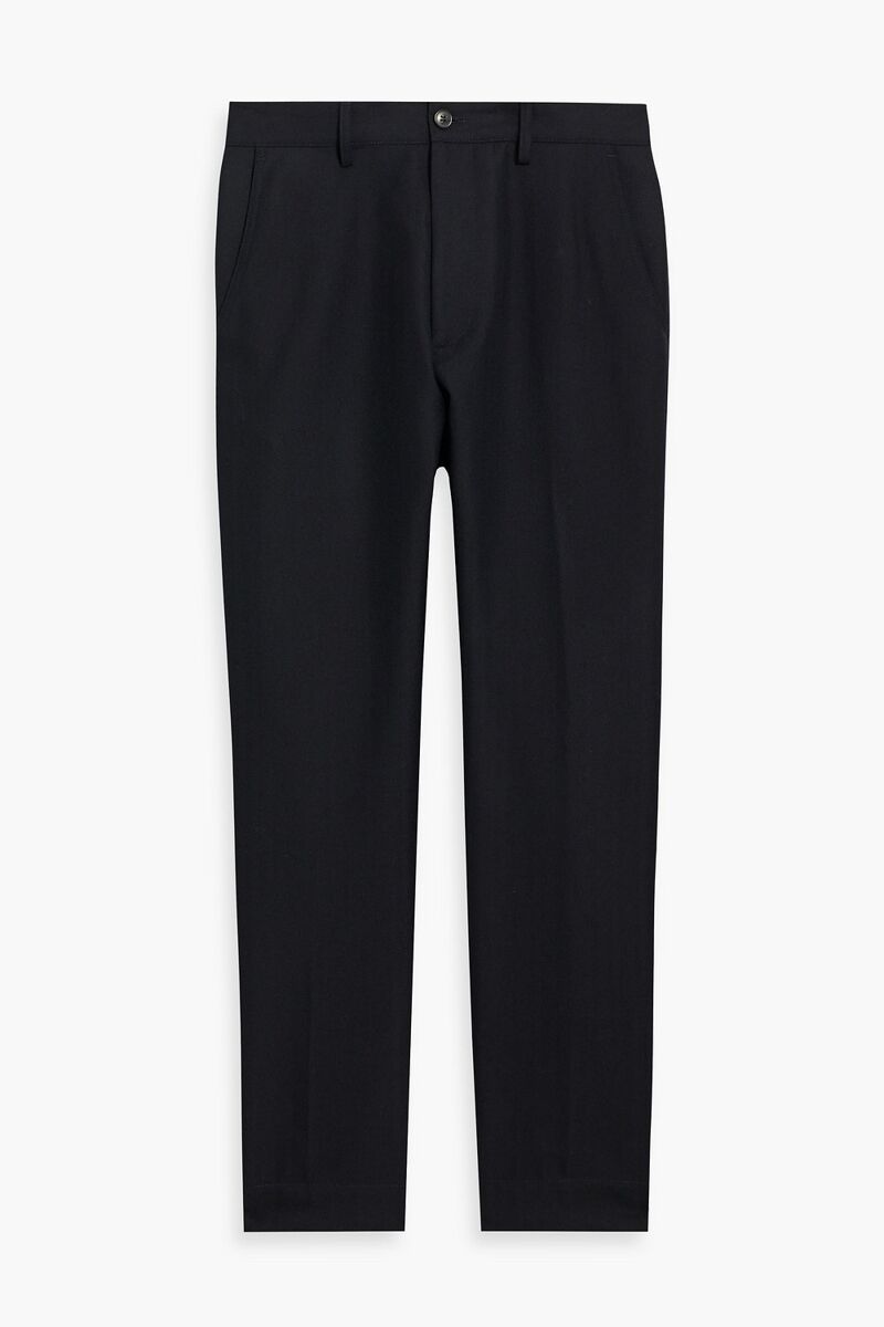 Dries Van Noten - Wool and cotton-blend pants - Blue - FR 48