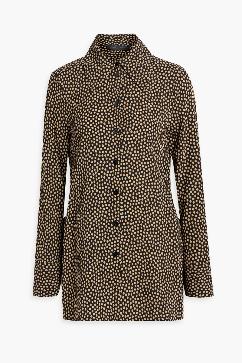 Proenza Schouler - Oversized polka-dot crepe shirt - Neutral - US 0