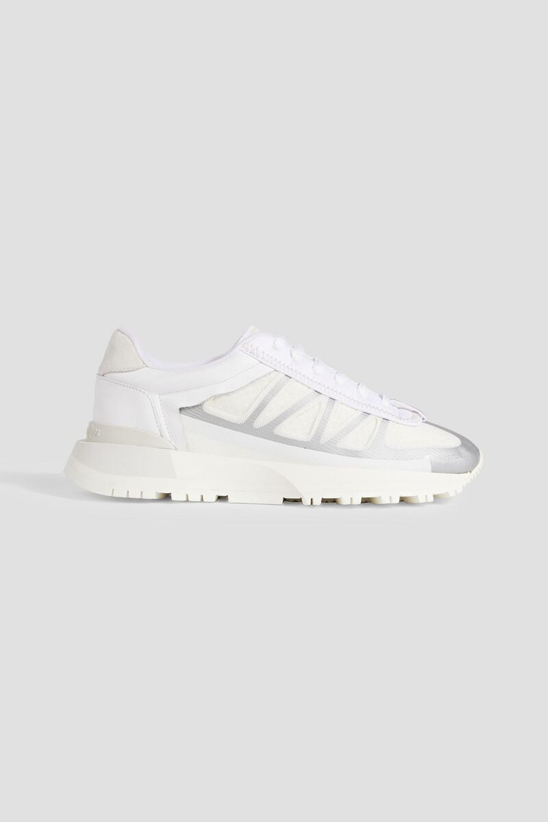 Maison Margiela - 50-50 coated mesh and leather sneakers - White - EU 41