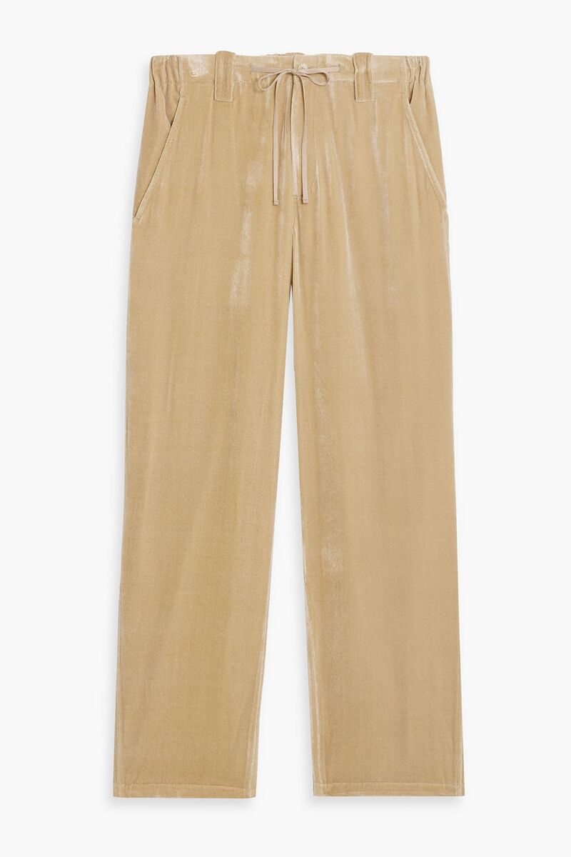 JACQUEMUS - Metallic terry sweatpants - Neutral - IT 48