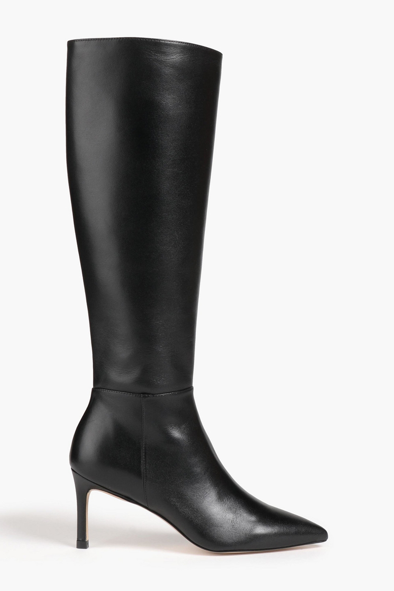 Stuart Weitzman - Avenue 75 leather knee boots - Black - EU 34.5