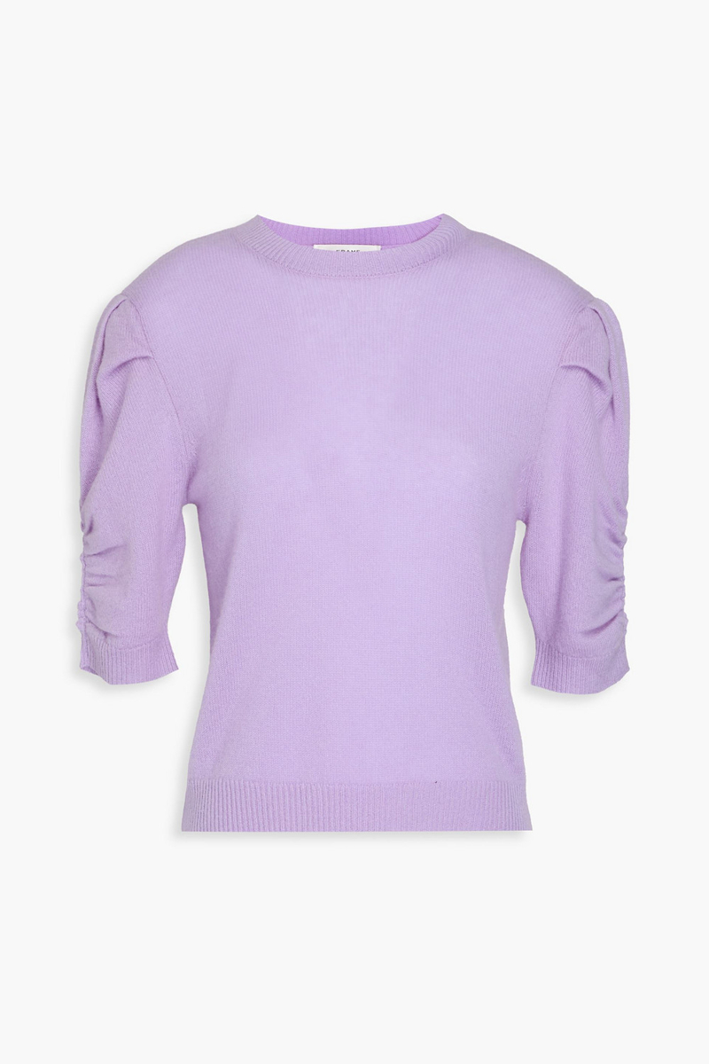 frame - cashmere sweater - purple - s