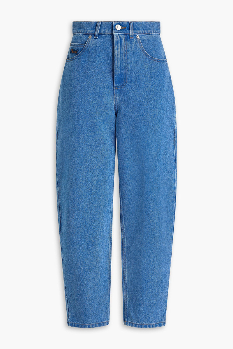 marni - high-rise tapered jeans - blue - it 38