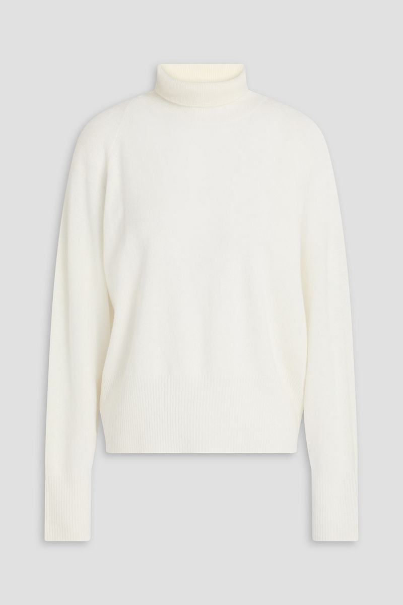 vince. - wool and cashmere-blend turtleneck sweater - white - m