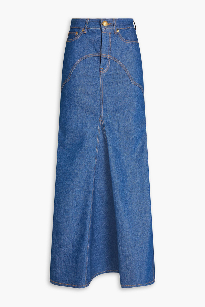 zimmermann - denim maxi skirt - blue - 0