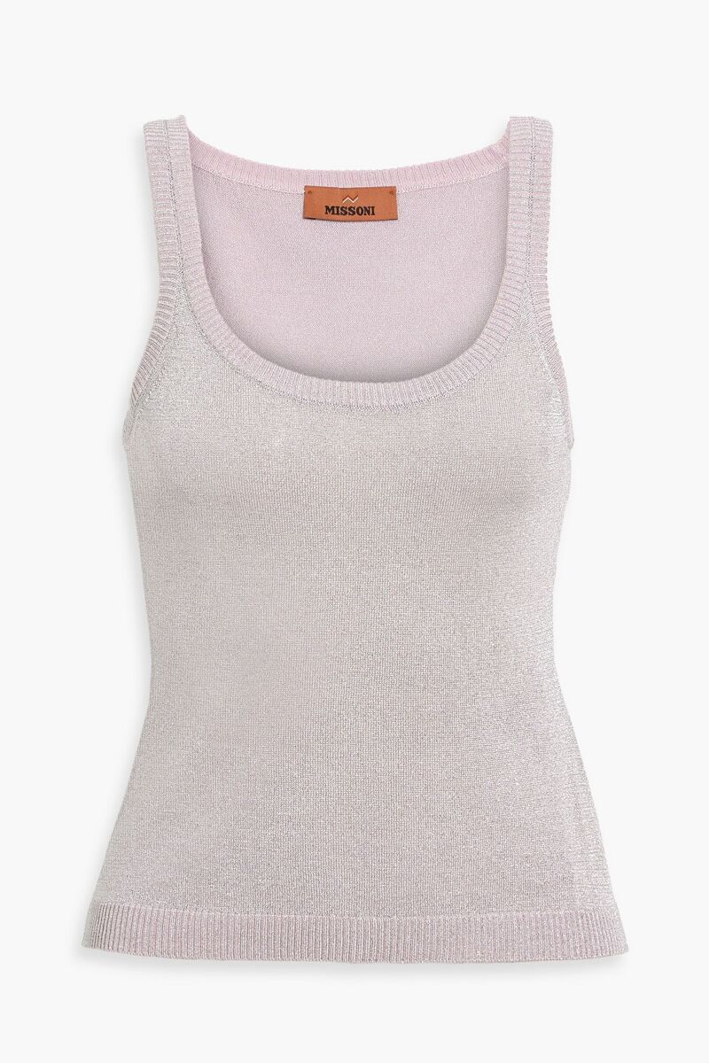 Missoni - Metallic knitted tank - Purple - IT 44