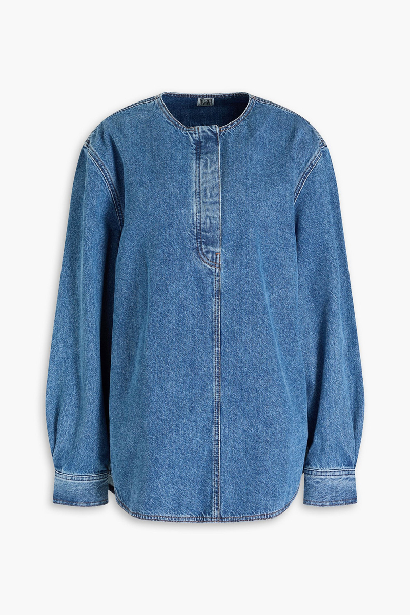 toteme - denim blouse - blue - fr 30