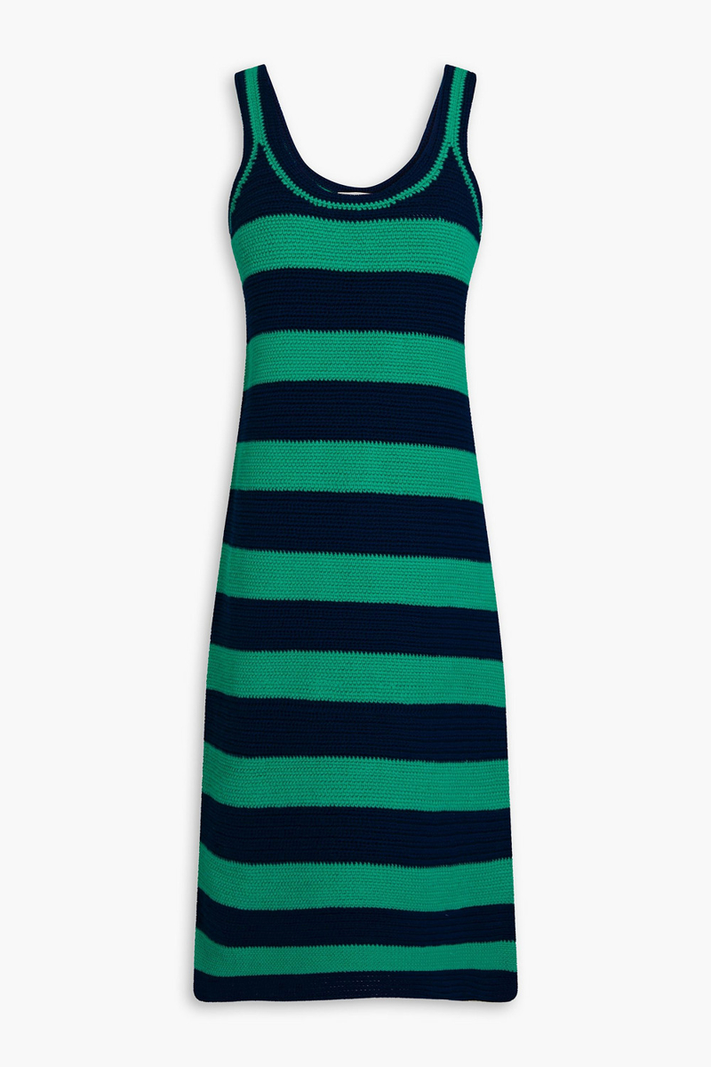 Zimmermann - Striped cotton midi dress - Blue - 3