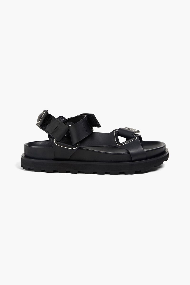 Jil Sander - Leather sandals - Black - EU 40