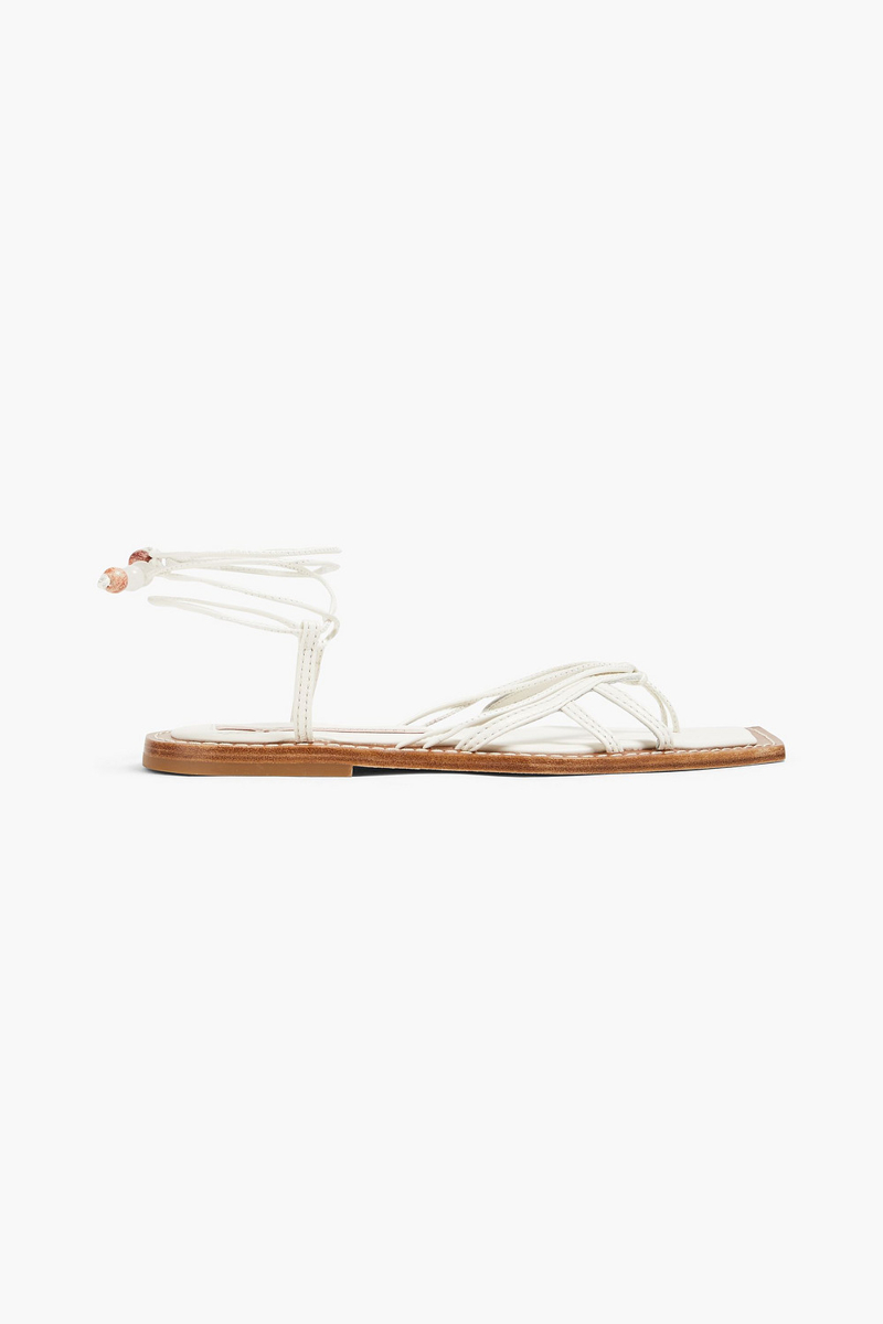 Zimmermann - Leather sandals - White - EU 41