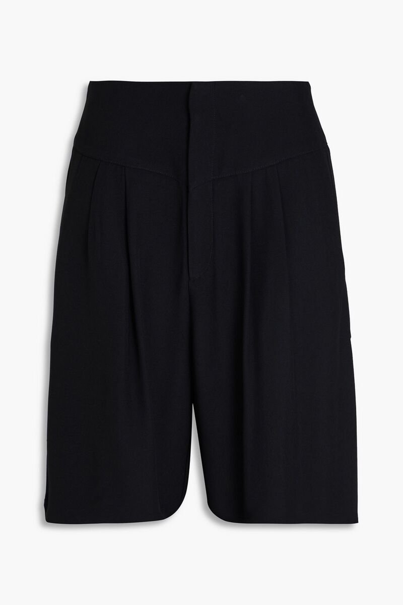 Bite Studios - Pleated crepe shorts - Black - UK 6